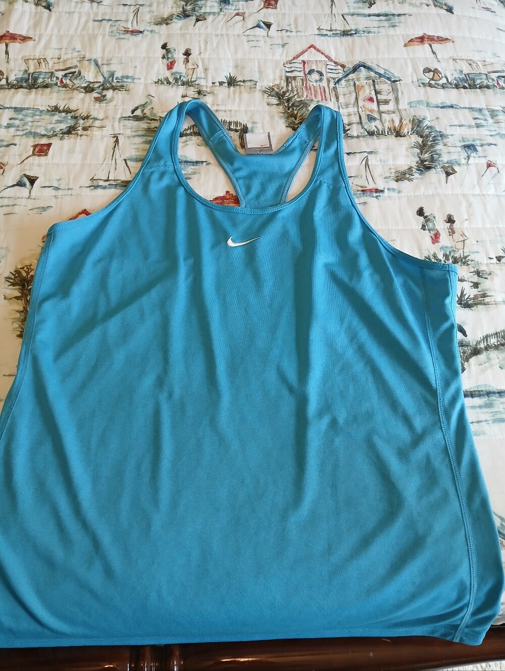Nike Dry Fit Racer Back Embroidered Swoosh